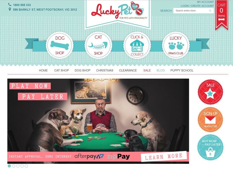 Lucky-Pet-Website