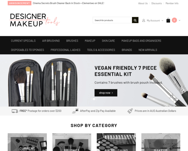 Designer Makeup Tools