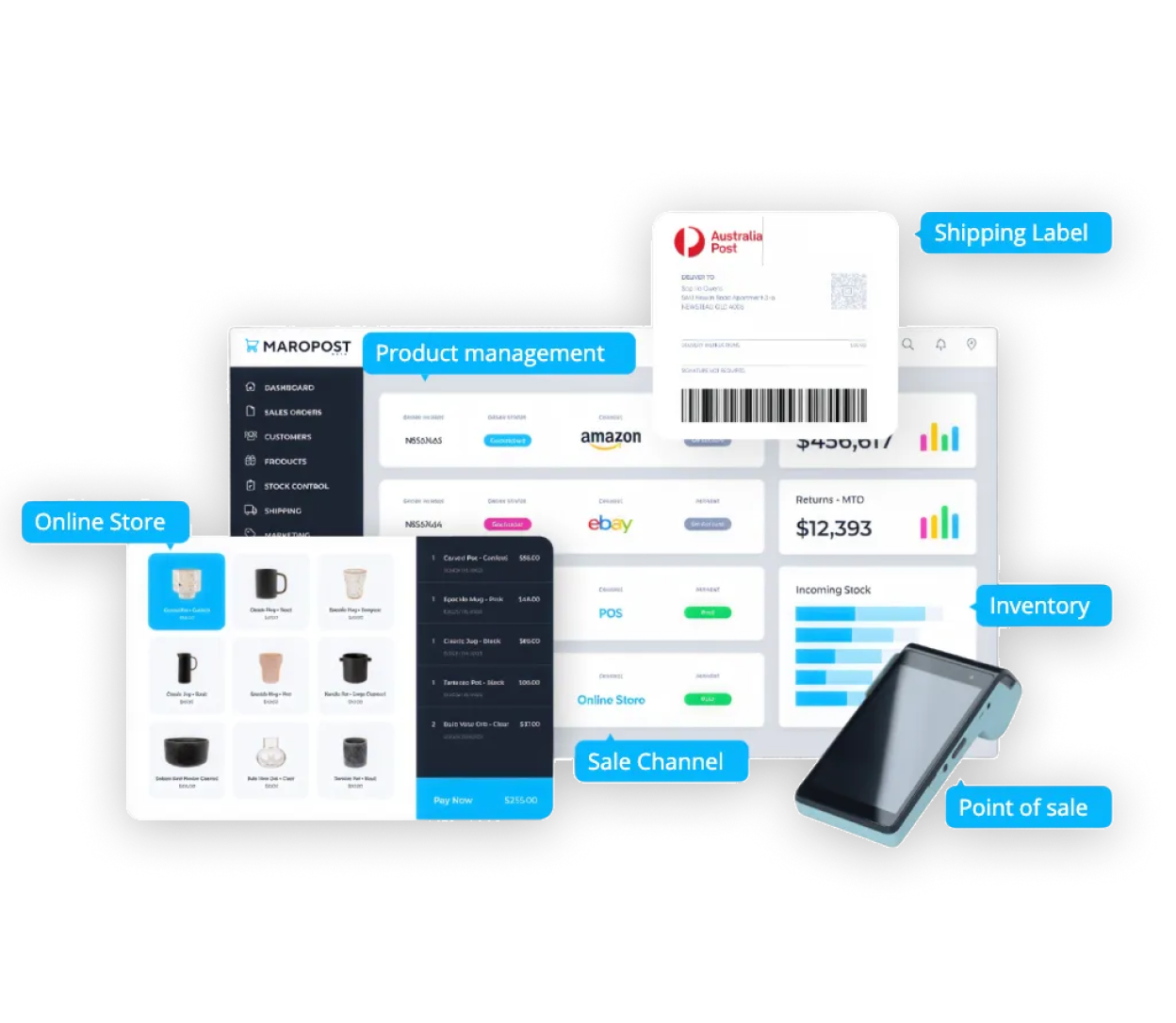 Neto Inventory Management Screen for Multi-location Stock Control