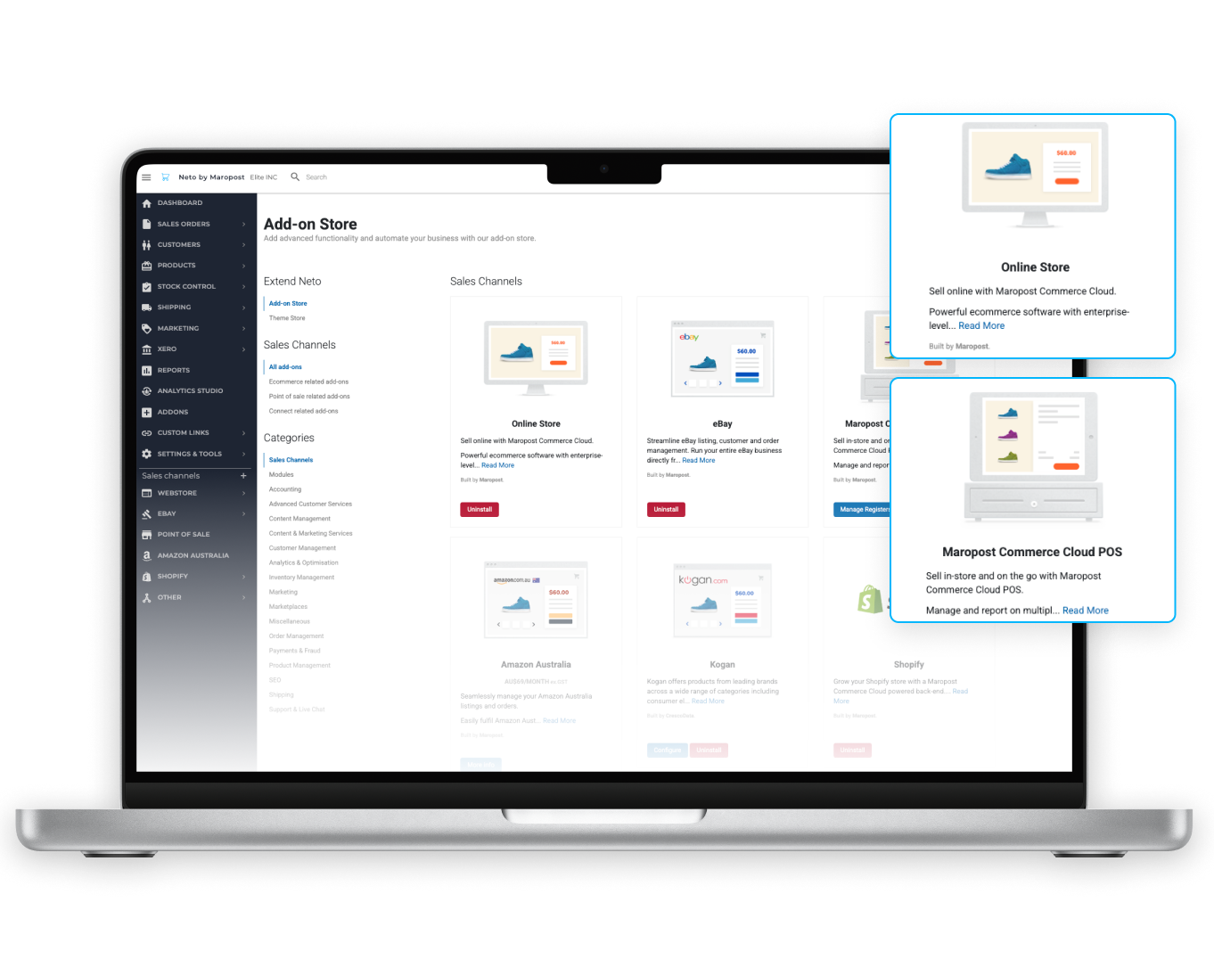 Neto Order Fulfillment Workflow with Shipping Label Generation